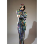 PRISMATIC Maxi Gown