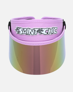 Purple Flame Paparazzi Visor™ 2.0-Hats-SAINT CHIC