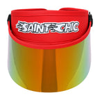 Red Flame Paparazzi Visor®-Hats-SAINT CHIC