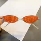 CAT-EYE Rhinestone Sun Glasses