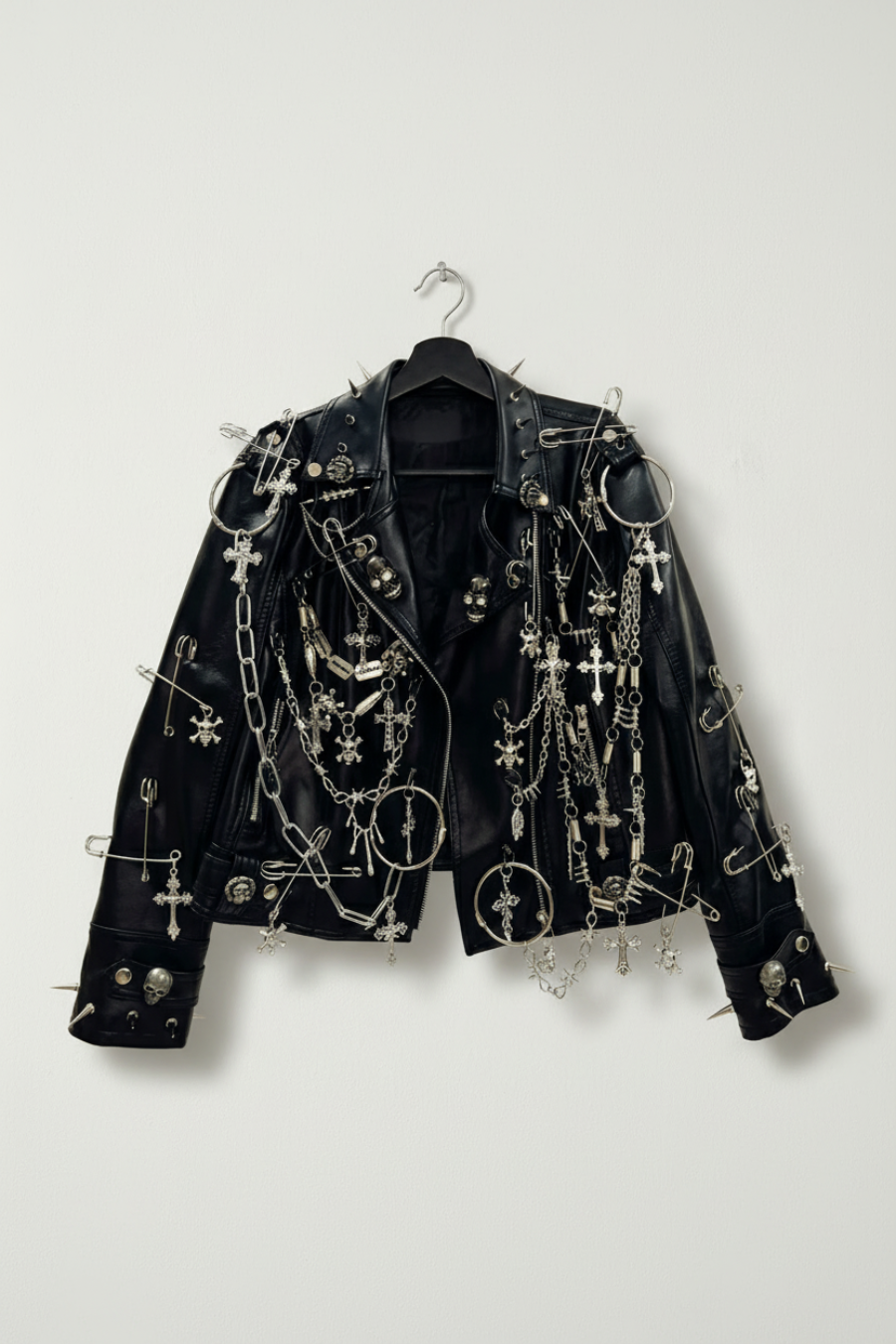 RELIC CROSS Chain Moto Jacket-jacket-SAINT CHIC Image principale du produit