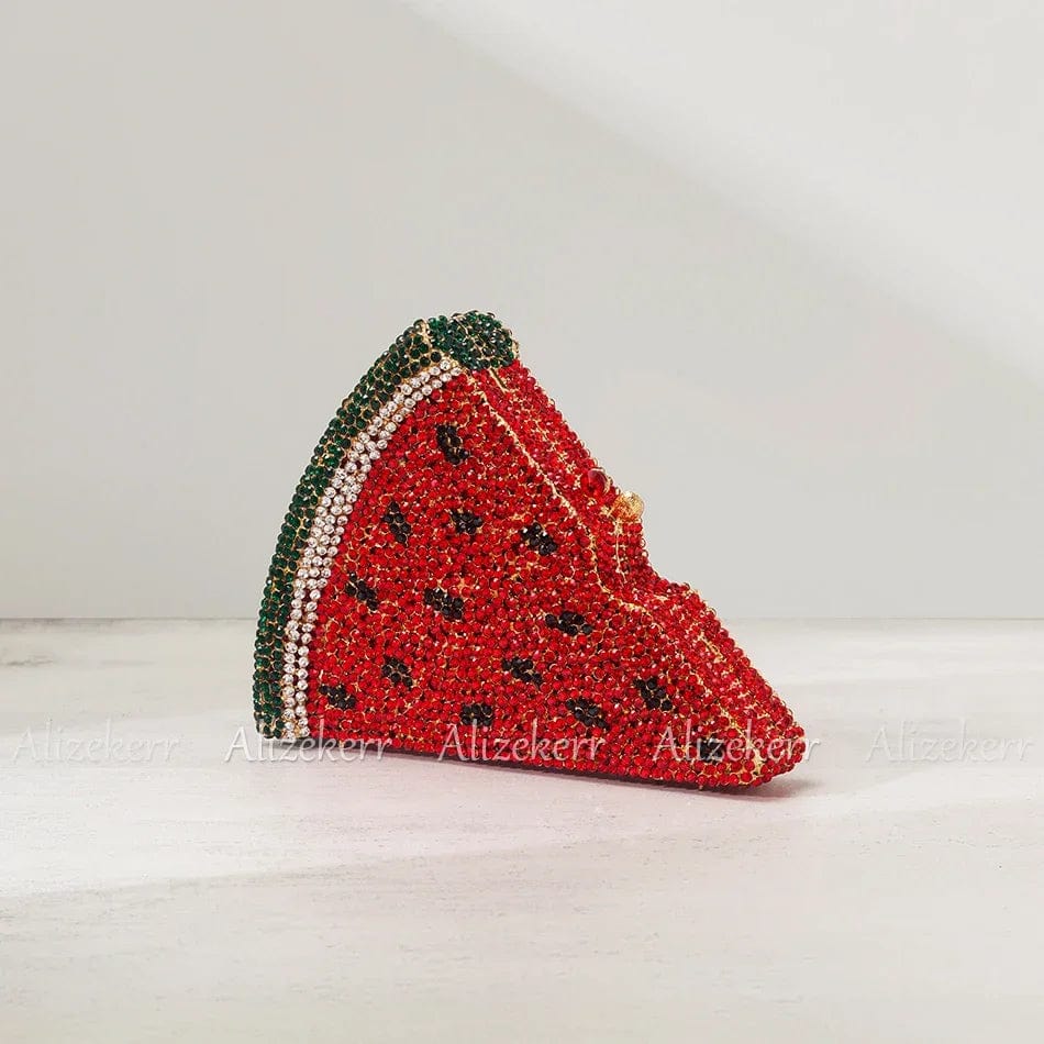 SAINT CHIC Bag Watermelon SLICE Evening Bag