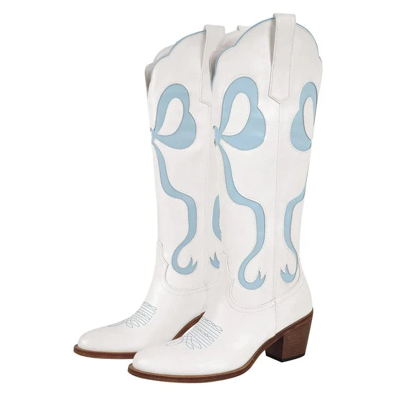 SAINT CHIC boot Blue / 5 MYROSE Cowboy Boot