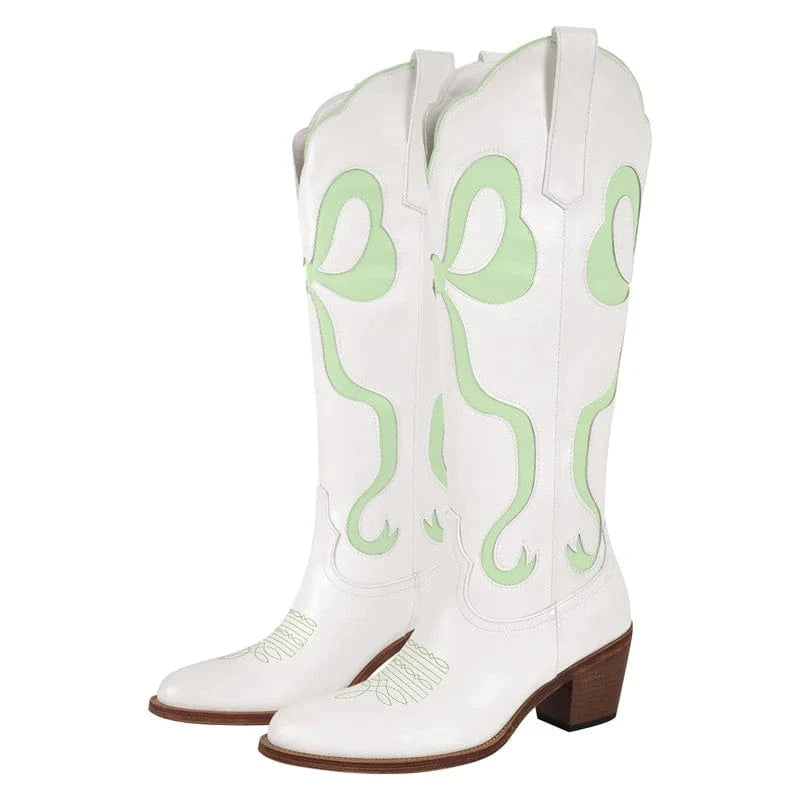 SAINT CHIC boot Green / 5 MYROSE Cowboy Boot