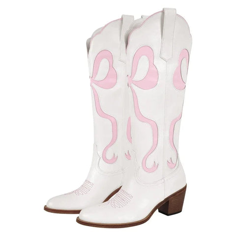 SAINT CHIC boot Pink / 5 MYROSE Cowboy Boot