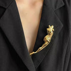 SAINT CHIC brooch Gold FIGURE Brooch