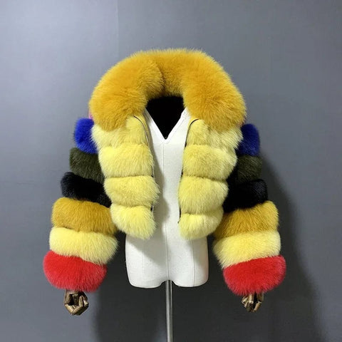 SAINT CHIC Coat 38 DEMI Furry Jacket