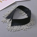 SAINT CHIC Collar Black Pearl ALLI Collar