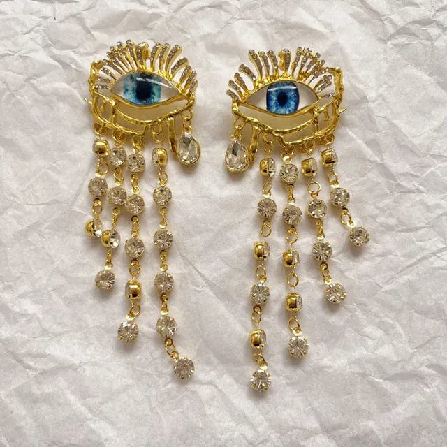 SAINT CHIC Earring Blue Eyes KIRO Earrings