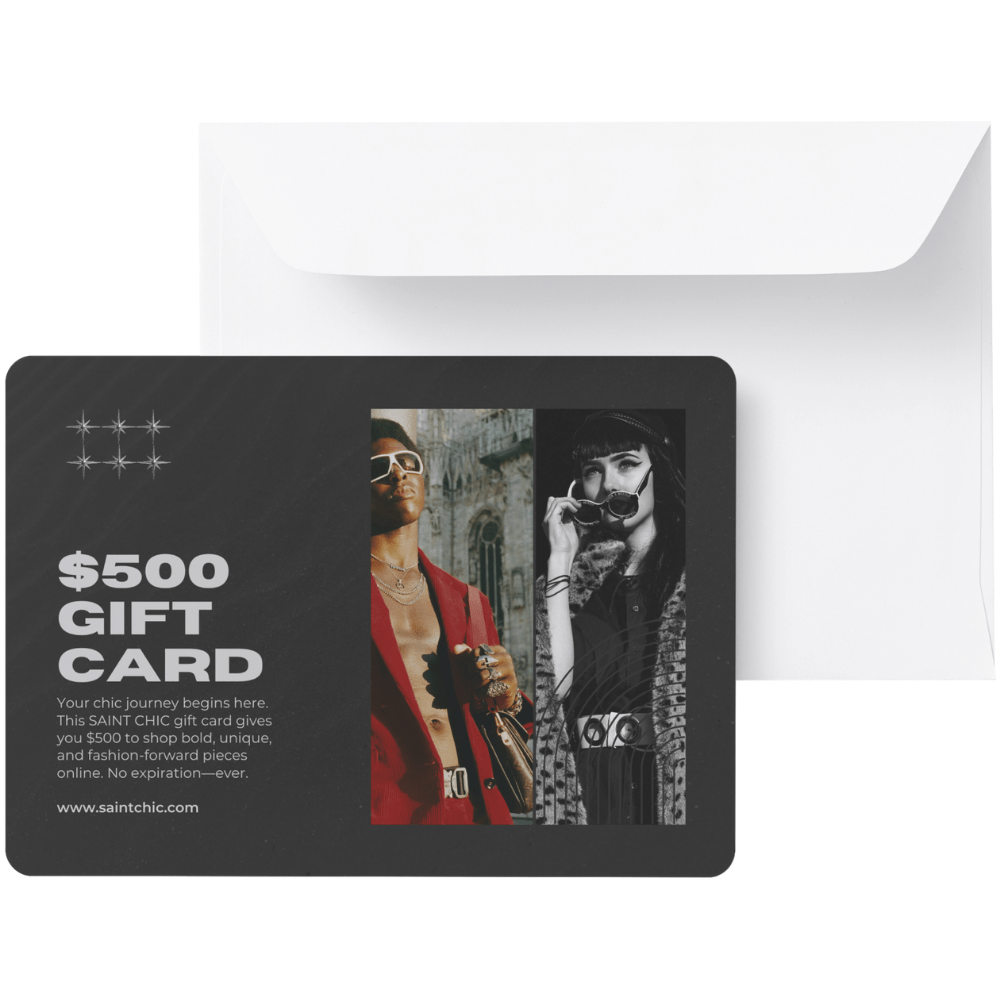 SAINT CHIC Gift Card $500.00 The GIFTED Card