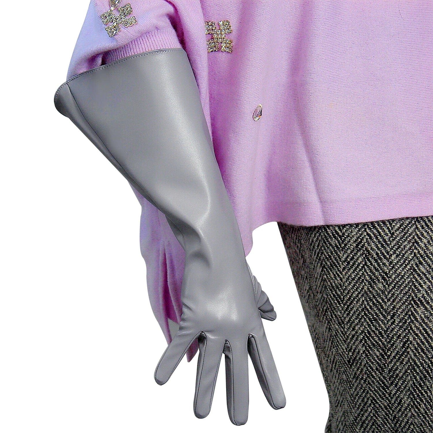 SAINT CHIC Gloves Gray FIFTIES Gloves