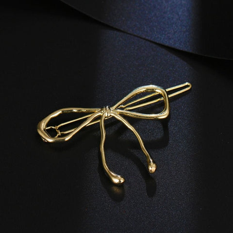 SAINT CHIC hair accesory BOWS Metal Hair Pin & Tie