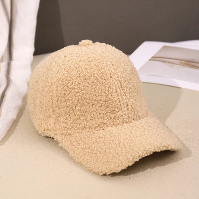 SAINT CHIC hat Beige PLUSHY Cap