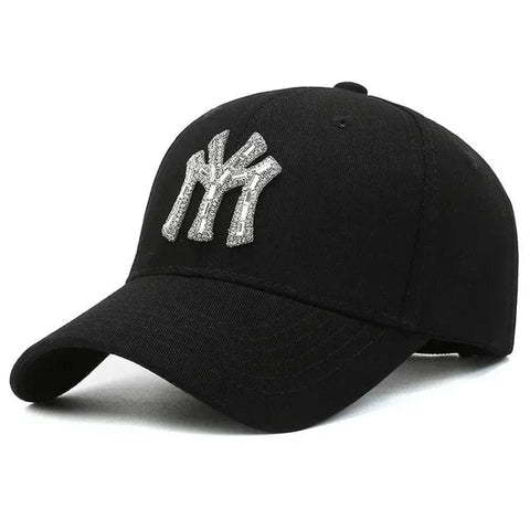MY CITY Crystal Logo Baseball Cap – Adjustable Fit – SAINT CHIC MY CITY Crystal Logo Baseball Cap – Adjustable Fit – SAINT CHIC