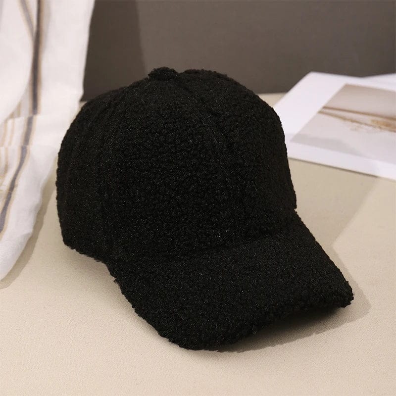 SAINT CHIC hat Black PLUSHY Cap