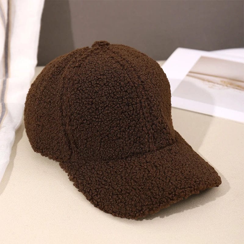 SAINT CHIC hat Brown PLUSHY Cap