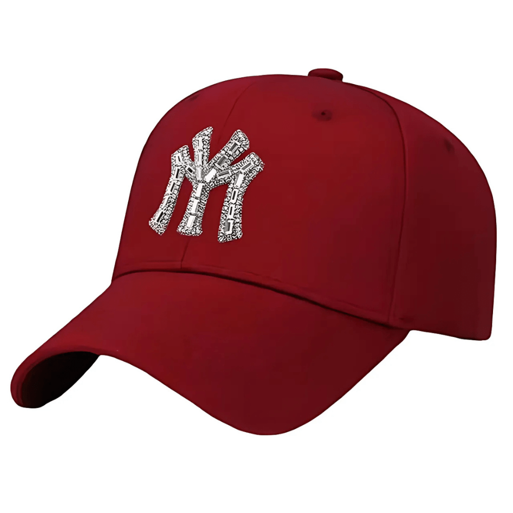 SAINT CHIC Hat Burgundy MY CITY Baseball Cap