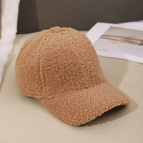 SAINT CHIC hat Camel PLUSHY Cap