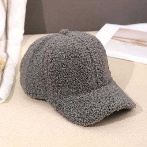 SAINT CHIC hat Grey PLUSHY Cap