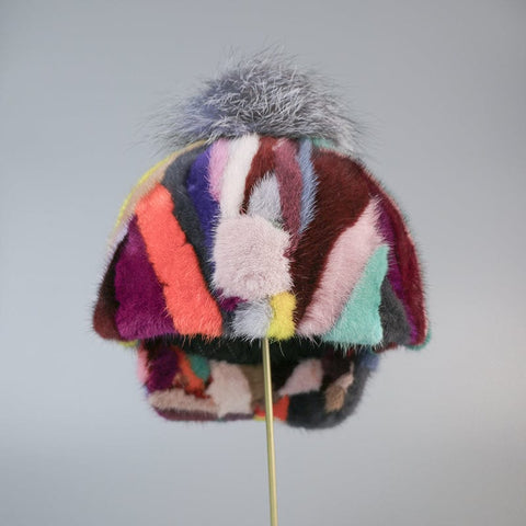 SAINT CHIC hat MINKY Fur Cap