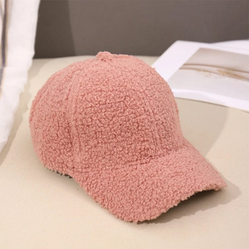 SAINT CHIC hat Pink PLUSHY Cap