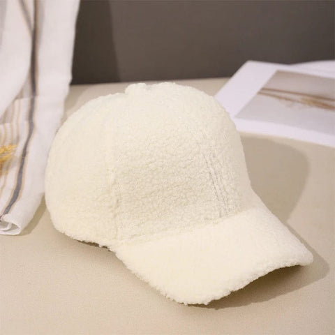 SAINT CHIC hat White PLUSHY Cap