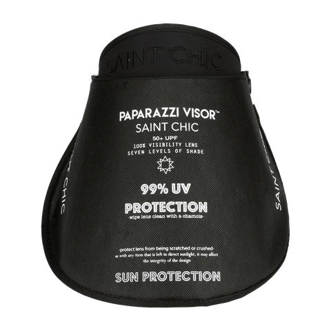 PAPARAZZI VISOR® 1.0 – Black Rainbow Lens Sun Shield