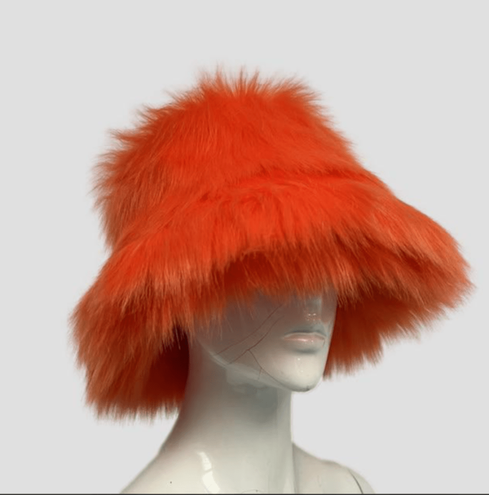 SAINT CHIC Hats Orange RAVE Bucket Hat