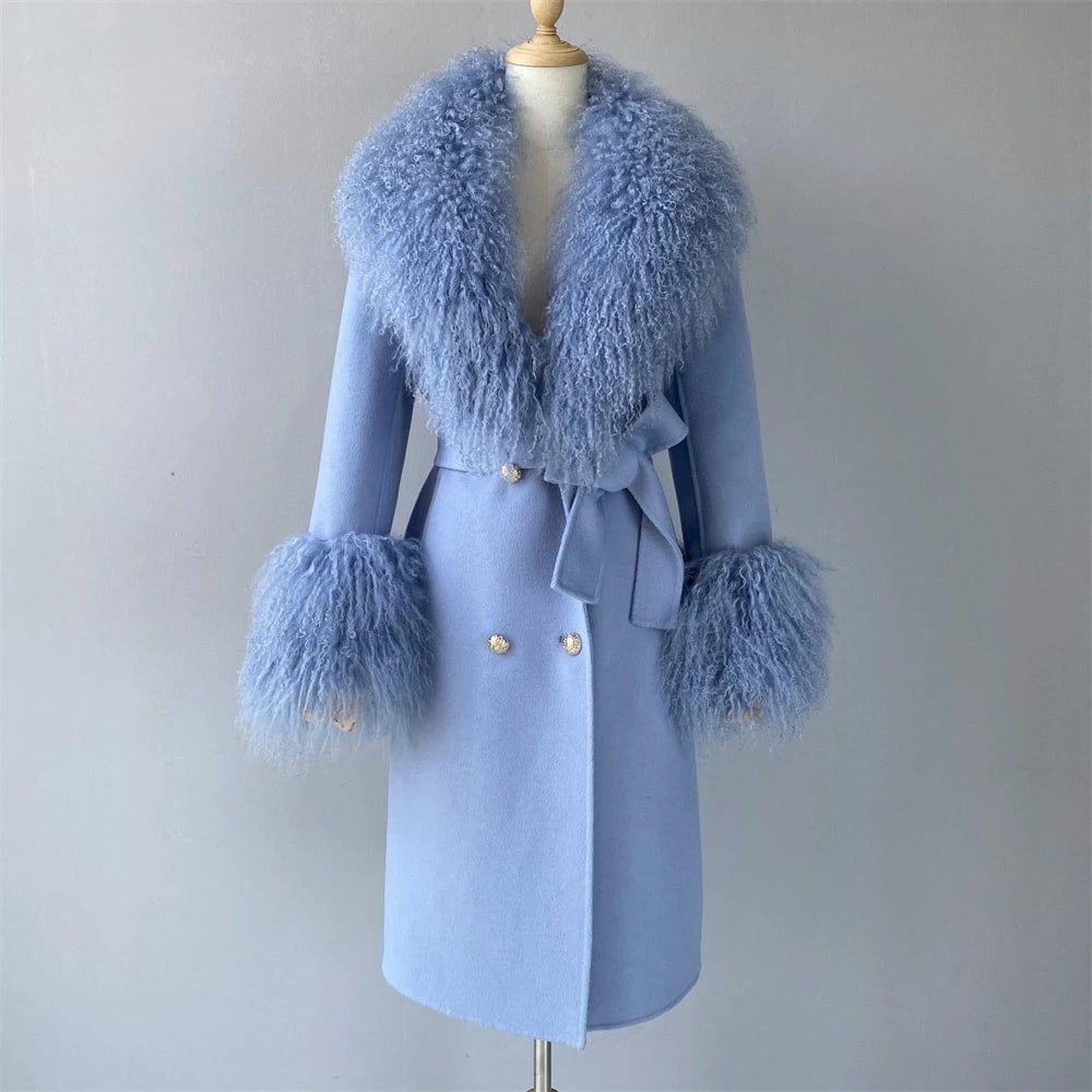 SAINT CHIC Outerwear Blue / 44 NORD Coat