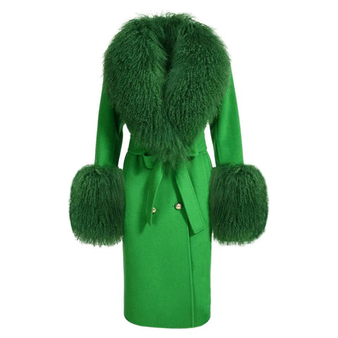 SAINT CHIC Outerwear Green / 44 NORD Coat