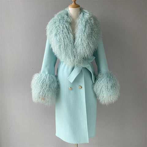 SAINT CHIC Outerwear Mint / 44 NORD Coat