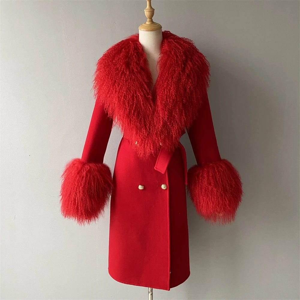 SAINT CHIC Outerwear Red / 44 NORD Coat