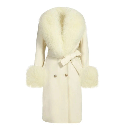 SAINT CHIC Outerwear White / 44 NORD Coat