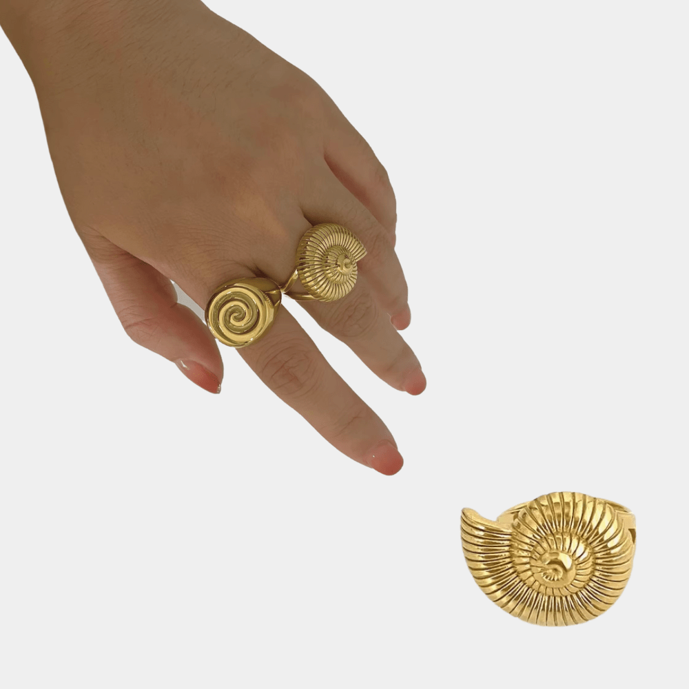 SAINT CHIC Rings 7 / Conch Horn SANDY Rings