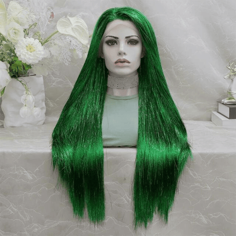 SAINT CHIC Wig Green SPARKLY Wig