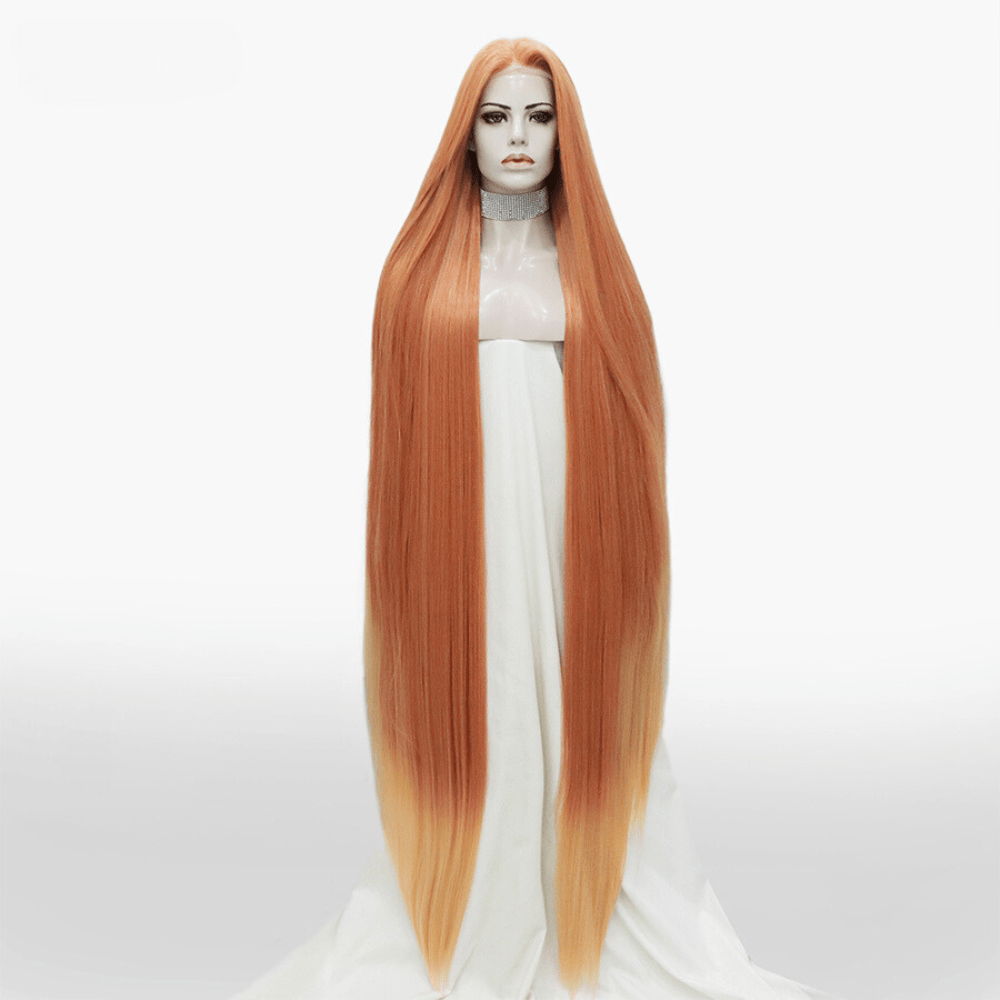 SAINT CHIC wig Orange SUPER Long Wig