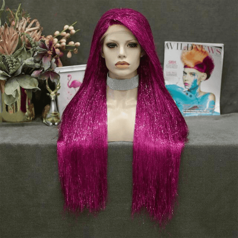 SAINT CHIC Wig Pink SPARKLY Wig