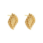 SCULPTURA Vintage Twist Earrings-Earrings-SAINT CHIC