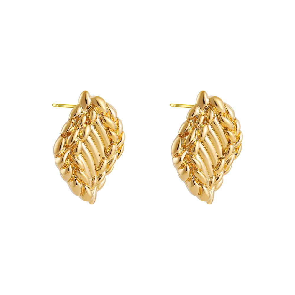 SCULPTURA Vintage Twist Earrings-Earrings-SAINT CHIC
