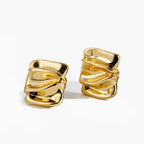 SCULPTURA Vintage Twist Earrings-Earrings-SAINT CHIC