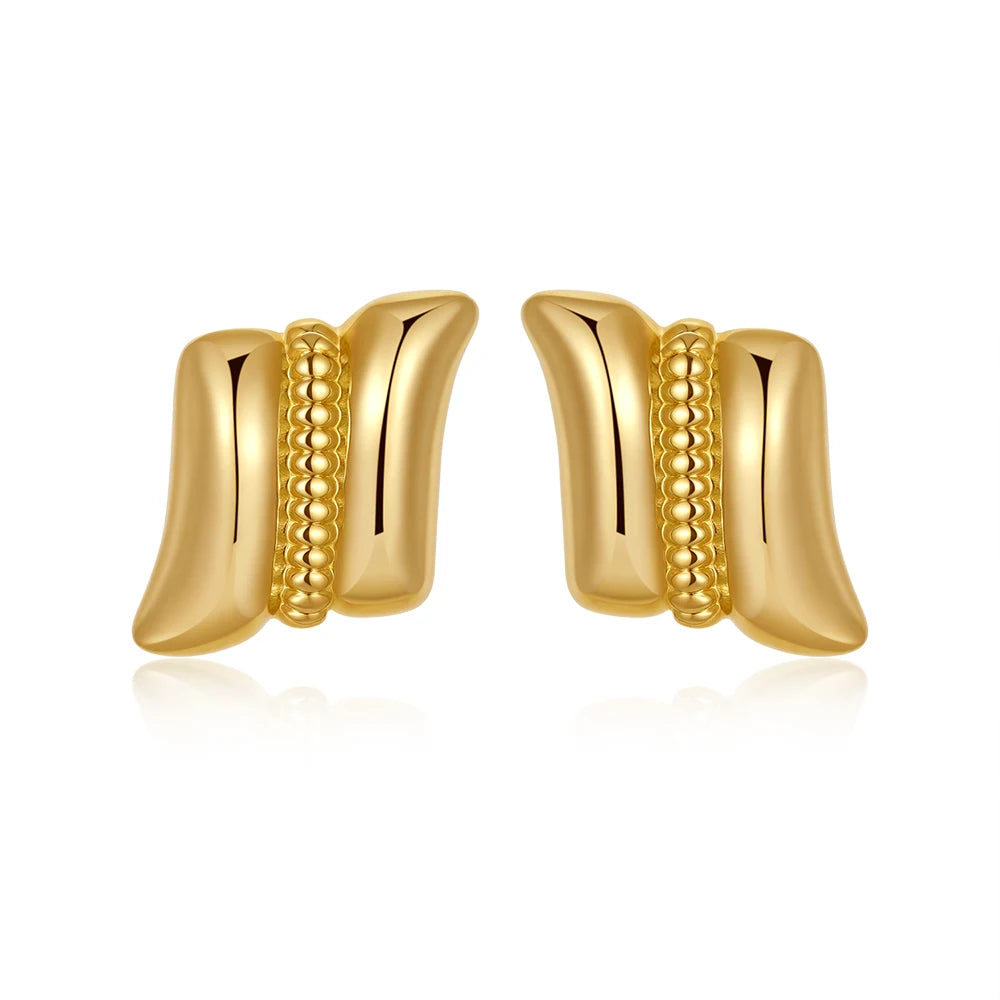 SCULPTURA Vintage Twist Earrings-Earrings-SAINT CHIC