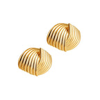 SCULPTURA Vintage Twist Earrings-Earrings-SAINT CHIC