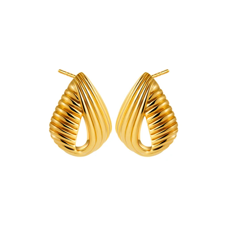 SCULPTURA Vintage Twist Earrings-Earrings-SAINT CHIC
