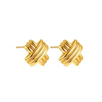 SCULPTURA Vintage Twist Earrings-Earrings-SAINT CHIC
