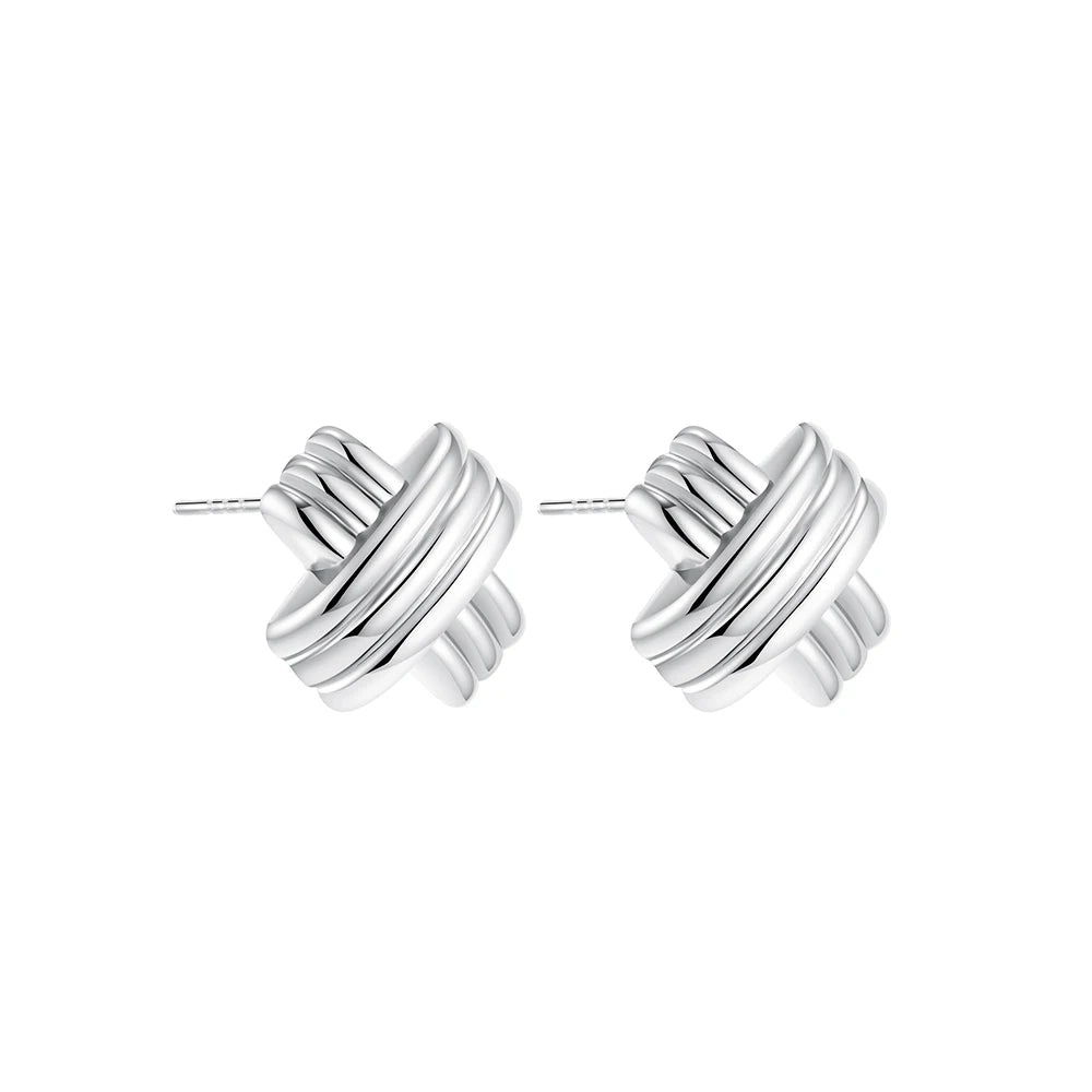 SCULPTURA Vintage Twist Earrings-Earrings-SAINT CHIC