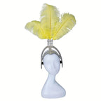 SHOWGIRL Ostrich Feather Headdress-Hair Accessory-SAINT CHIC