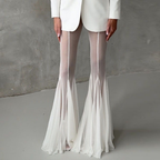 SIREN Sheer Flare Pants-pant-SAINT CHIC
