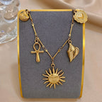 SOL & LUNA Charm Necklace Collection-necklace-SAINT CHIC