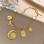 SOL & LUNA Charm Necklace Collection-necklace-SAINT CHIC