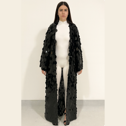 SOLSTICE Sequin Duster Coat